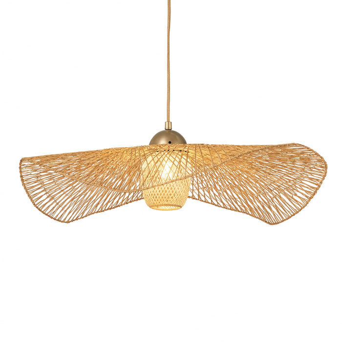 Marettimo - Suspension Rotin Chapeau