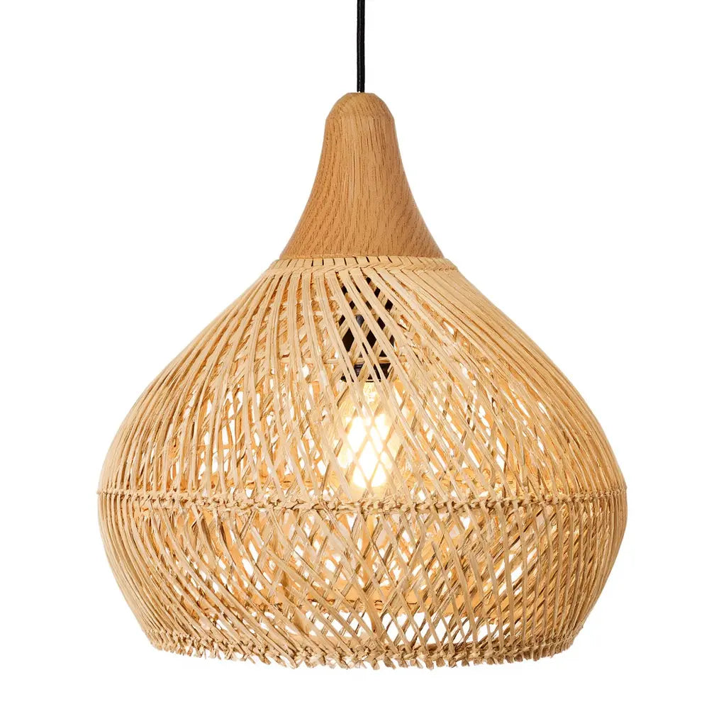 Mistral - Suspension Rotin & Bois